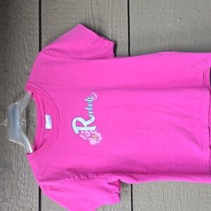 Reebok Women's Pink T-shirt vtg y2k L large